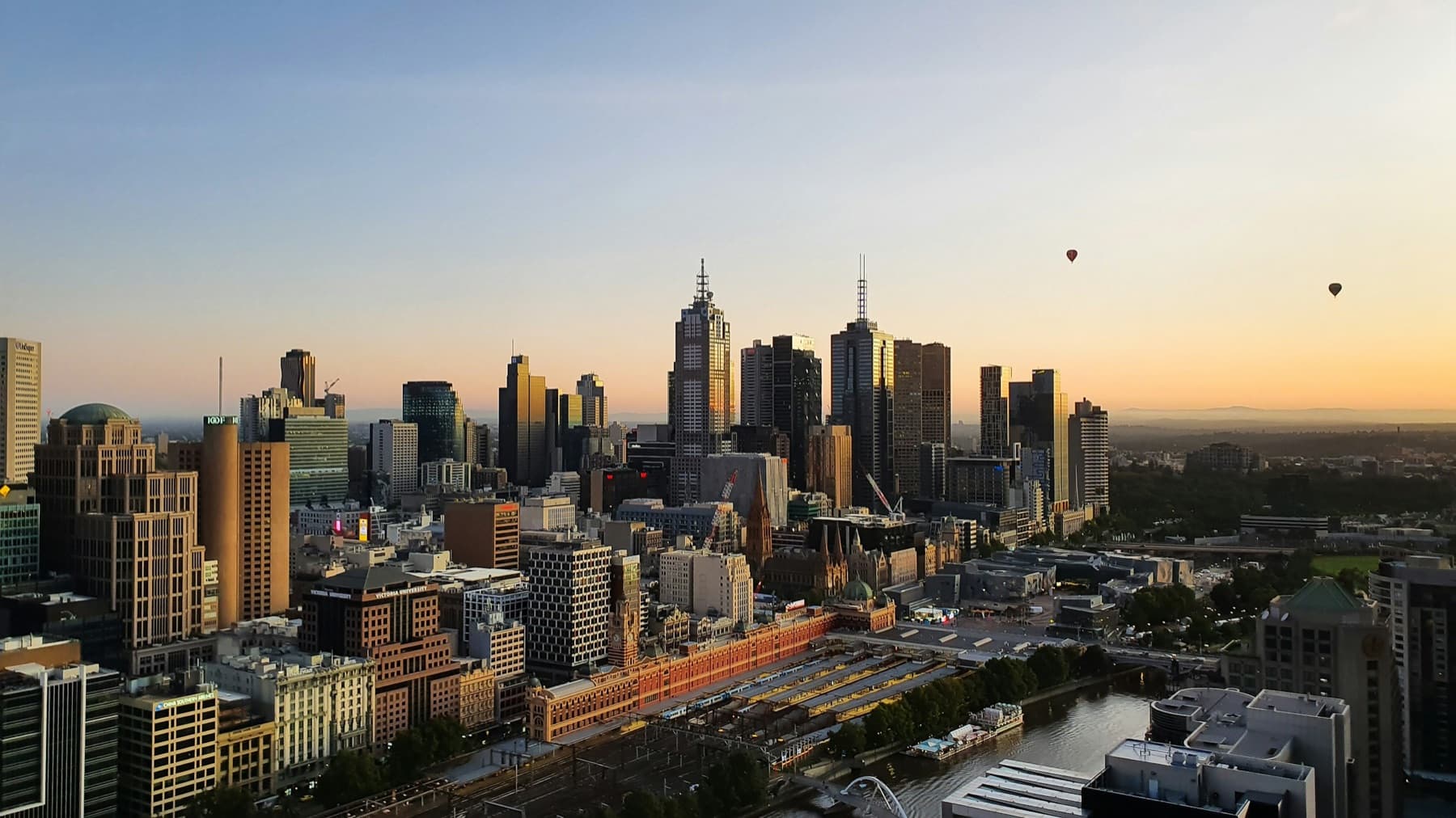 Australian CBD skyline representing major bank lending exposure.