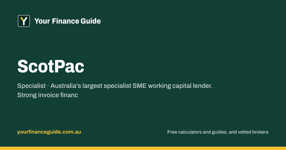 ScotPac Business Loan & Equipment Finance Rates, Rate Card & Credit ...
