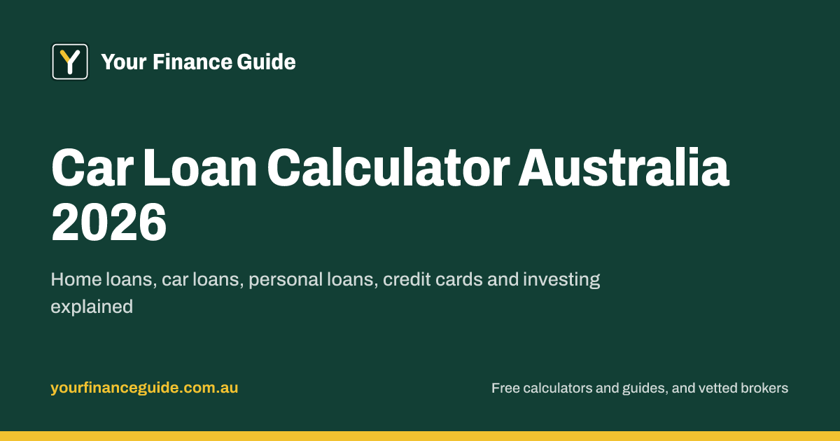 Car Loan Calculator Australia | Estimate Your Repayments | Your Finance ...